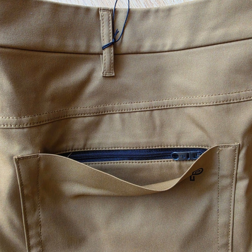 NWOT Public Dealmaker 5-Pocket Performance Pants Khaki Tan Mens 40x32 - Picture 8 of 10